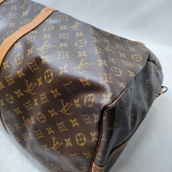 Louis Vuitton LV Boston Bag Keepall Bandouliere 60 Brown Monogram 599-051925 - Picture 5 of 9